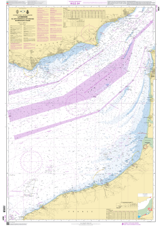 French Chart - 6824 La Manche - Du Cap d'Antifer au Cap Gris-Nez - De Newhaven à Dover