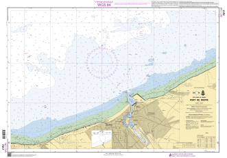 French Chart - 7317  Port de Dieppe