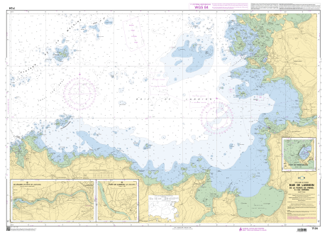 French Chart - 7124 Baie de Lannion - De la Pointe de Primel à l'Île Grande